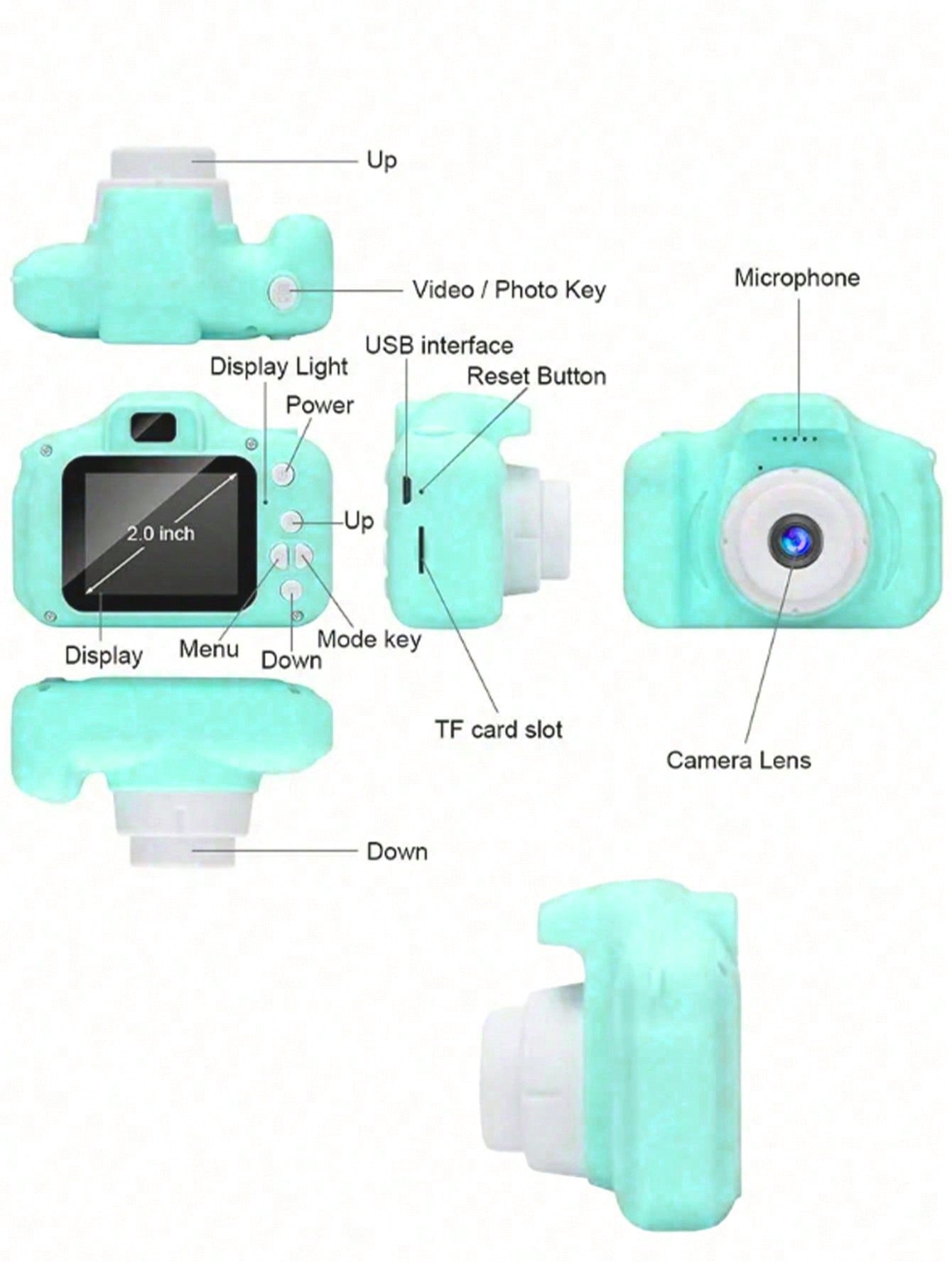 Compact Portable Cute Mini Camera for Easy Carrying