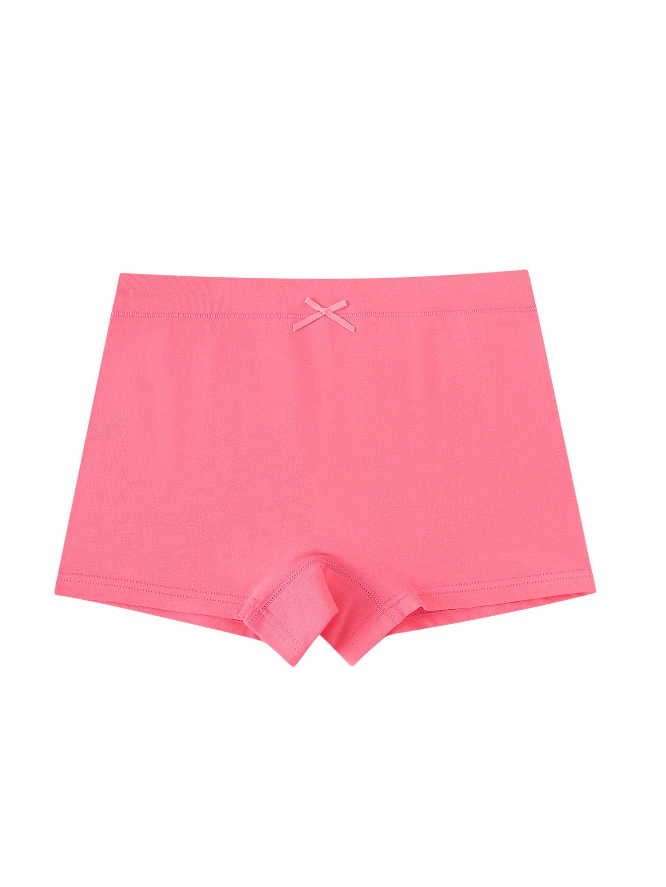 Tween Girl Macaron-Colored Comfortable Shortie Underwear - Soft Knitted Fabric, Machine Washable