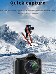 Night Vision Digital Camera 128GB, 6400W Pixels, 4K Recording, 3-Inch IPS Screen, 16X Zoom