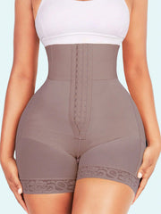 Triple-Breasted High-Waisted Body Shaper with Butt Lifter & Tummy Control