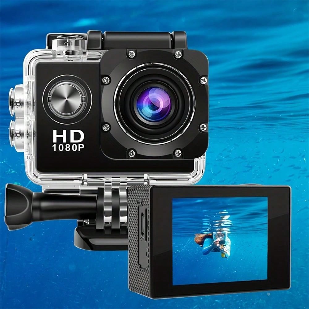 HD 1080P Sport Action Camera - 2" LCD, 5MP, 900mAh Battery, Waterproof, 140° Wide Angle