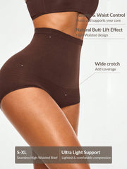 High-Waisted Seamless Shapewear Shorts - Tummy & Waist Control, Butt Lifter