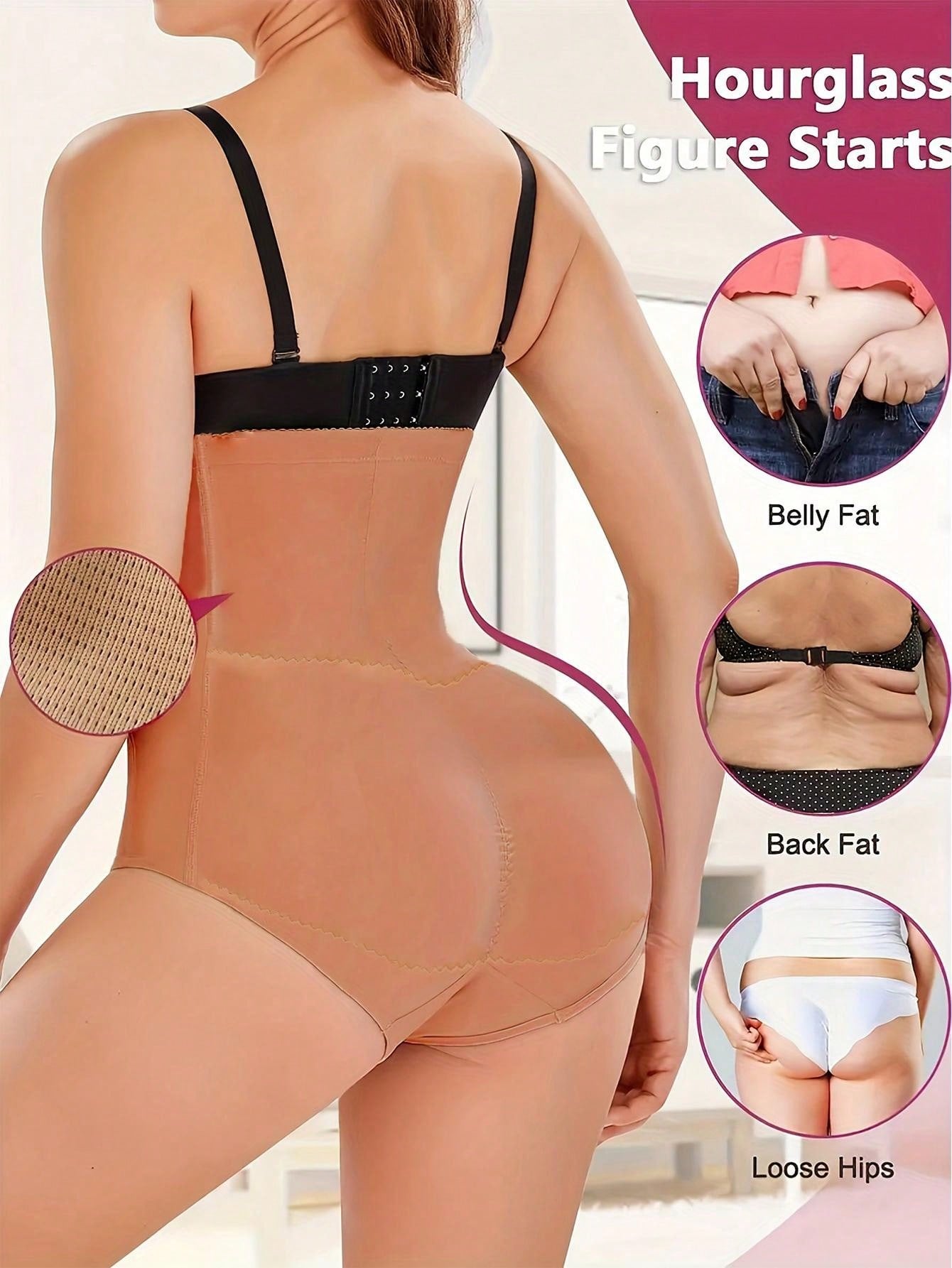 Women's High-Waisted Postpartum Body-Shaping Underwear - Tummy Control & Butt-Lifting