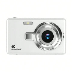 48MP 4K Face Detection Digital Camera with 16X Zoom and Rechargeable Battery