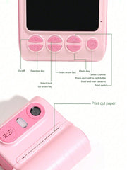 Instant Print Mini Camera with Intelligent Photography, HD, Dual Cameras, Stereoscopic Printing