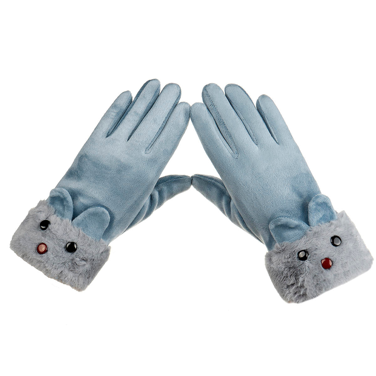 Winter Warm Women Gloves Outdoor Sport Touch Screen Windproof Full-finger Gloves
