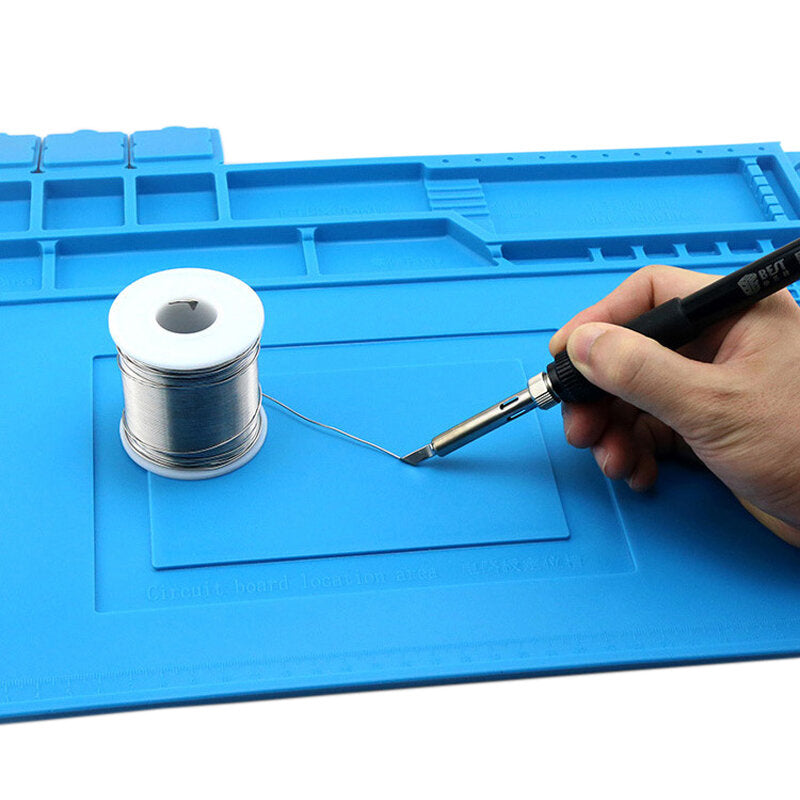 Magnetic Heat Insulation Silicone Pad Desk Mat Maintenance Platform BGA Soldering Repair Station