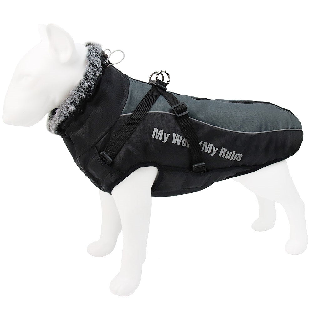 Windproof Warm Dog Clothes Reflective Design Close-fitting Upgrade PVC Material Multi Colors Size Is Optional