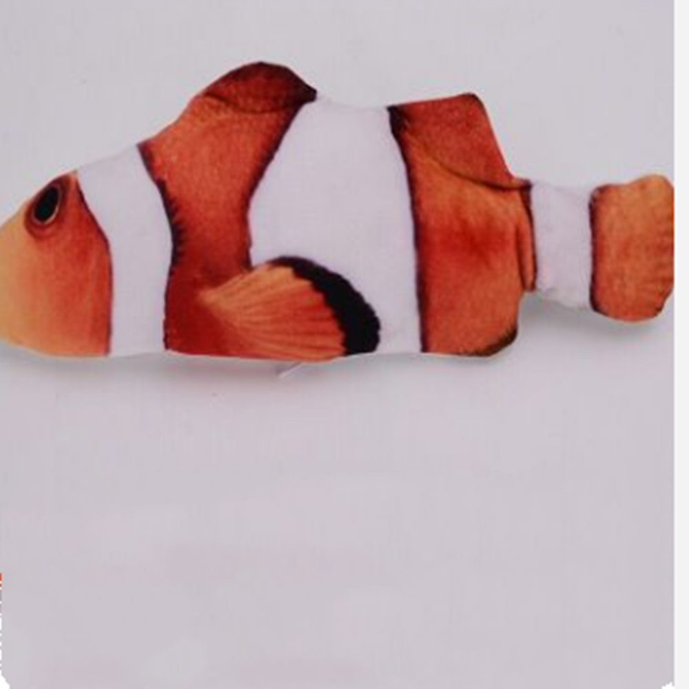 Cat Clownfish Carp with Catnip Charging Cable Catnip Puppy Toy Pet Supplies Dog Playing