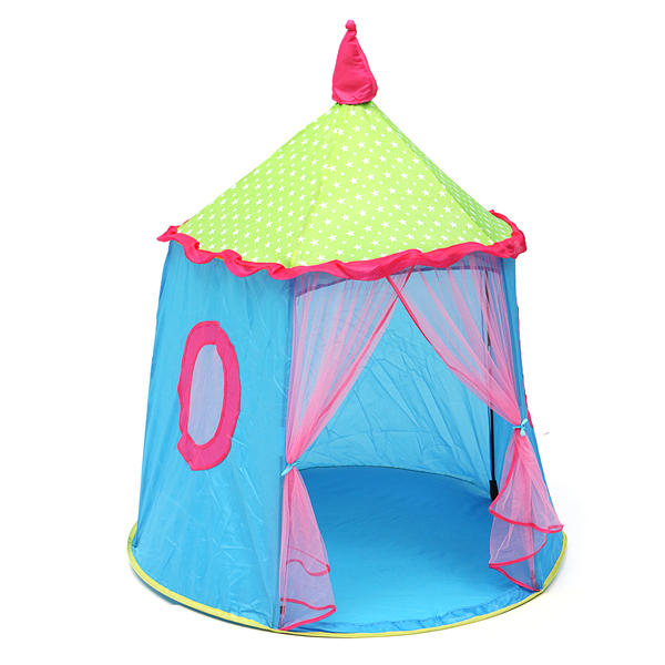 137 x 140CM Portable Princess Tent Indoor Outdoor Children Toy Mini Wigwam