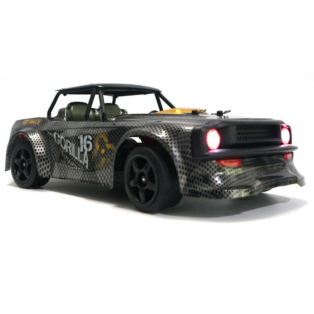 RTR Several Battery 1/16 2.4G 4WD 30km/h RC Car LED Light Drift On-Road Proportional Vehicles Model