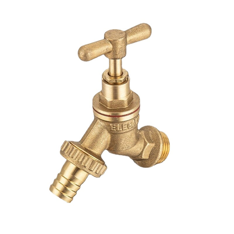 1/2 Inch Brass Slow-closing Faucet Ton Barrel Joint Accessories Outlet Water Tap Valve For Garden Irrigation