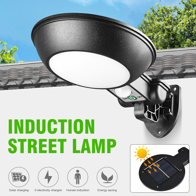 LED Solar Wall Light 3 Modes Motion Sensor Light Control IP65 Yard Garden Park