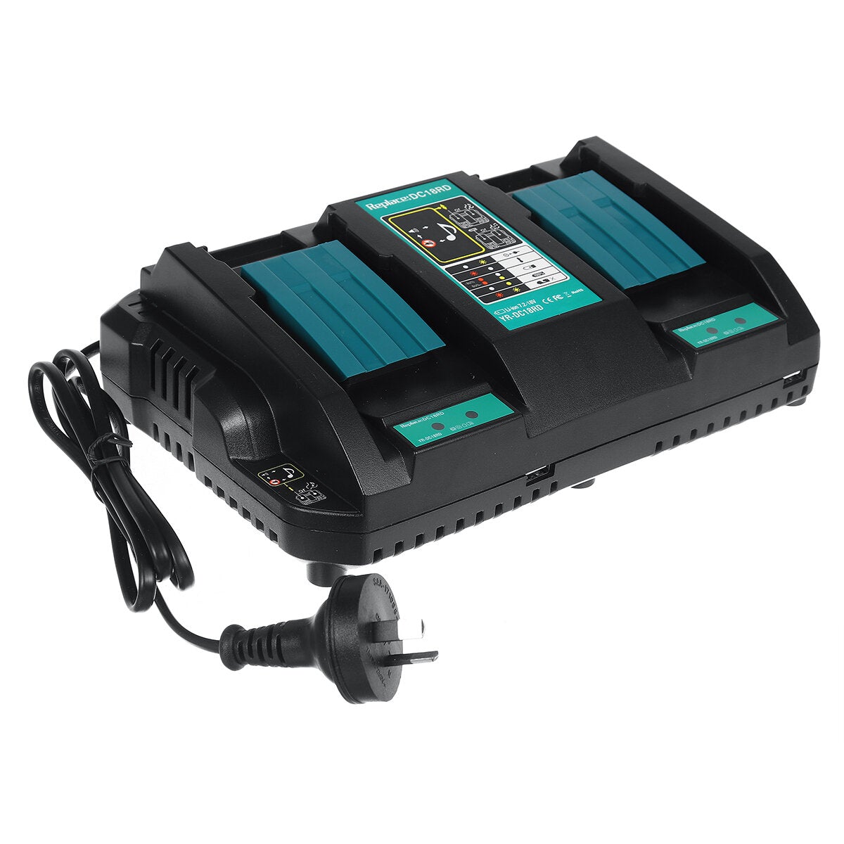 18-14V Battery Charger For Makita USB Charger Fast Rapid Dual Twin Port