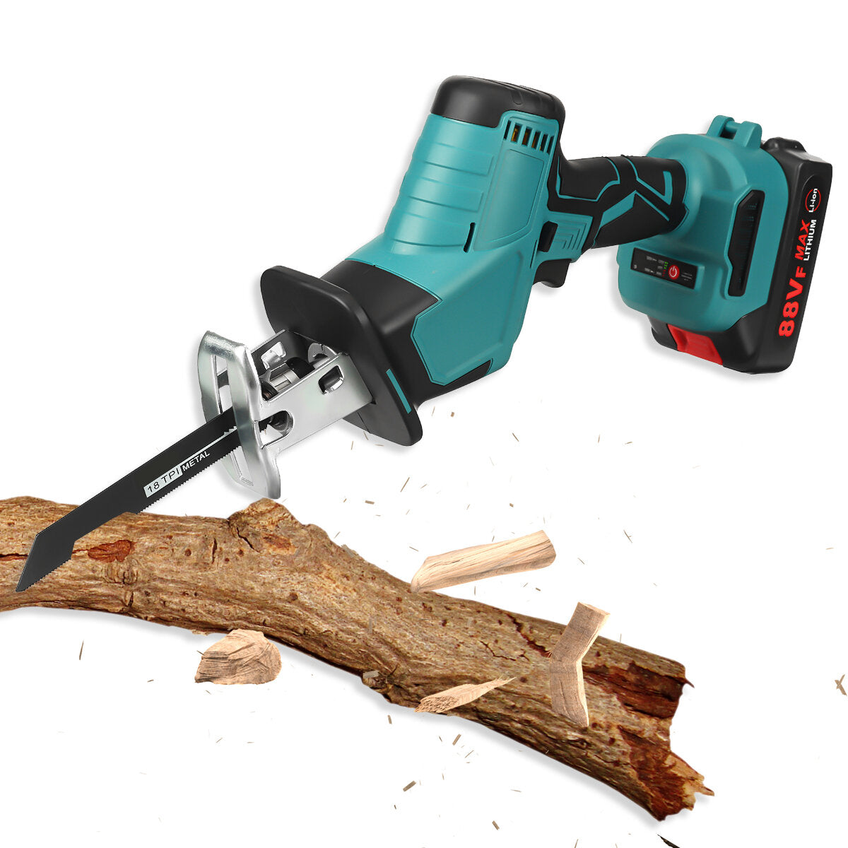 88VF 15mm 3000rpm Portable Electric Cordless Reciprocating Saw Rechargeable Woodworking Power Tools