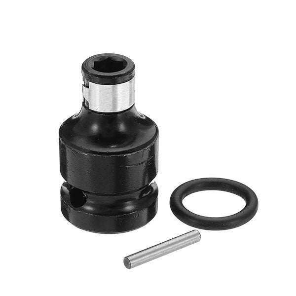 1/2 Inch Square to 1/4 Inch Hex Socket Adapter Female Drill Chuck Converter