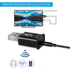 bluetooth 5.0 USB Receiver Transmitter Wireless Computers Audio Adapter Dongle for Headset/Speaker/Receiver CD Player