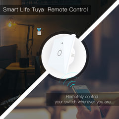 Smart Switch EU Standard Naught Wire Version Wifi RF433 100V-240V Tuya APP Control Smart Wall Switch US Plug Smart Switch For Smart Home