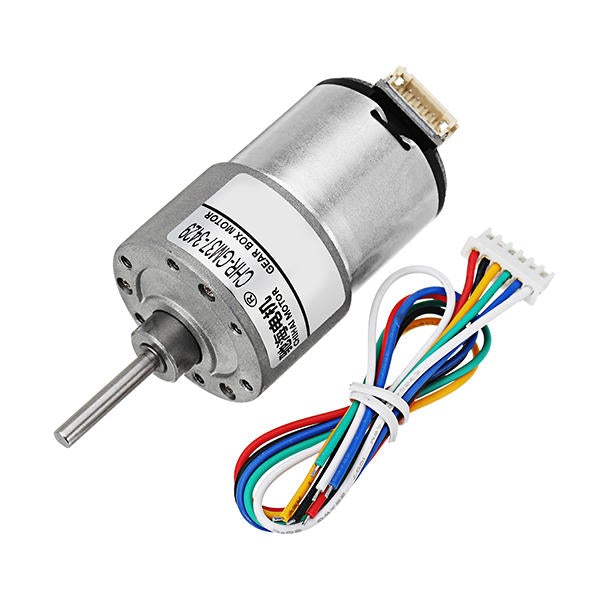 DC 12V 200rpm Encoder Motor Hall Encoder Motor with Mounting Bracket