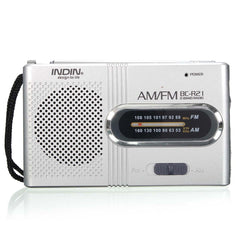 AM/FM Mini Portable Telescopic Antenna Radio Pocket Speaker Outdoor