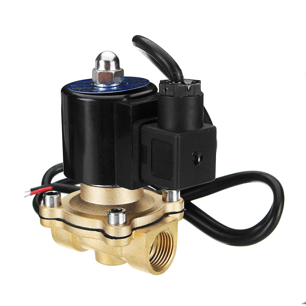 1/2" AC 220V Waterproof Brass Electric Solenoid Valve Music Water Fountain Valve