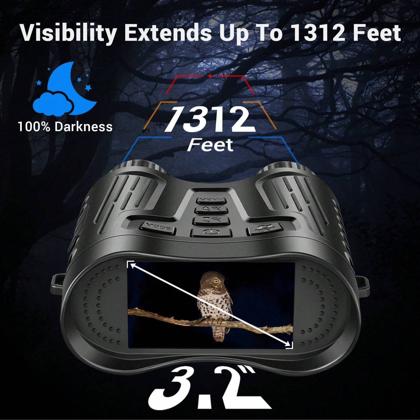 4K Night Vision Goggles for Enhanced Nighttime Visibility