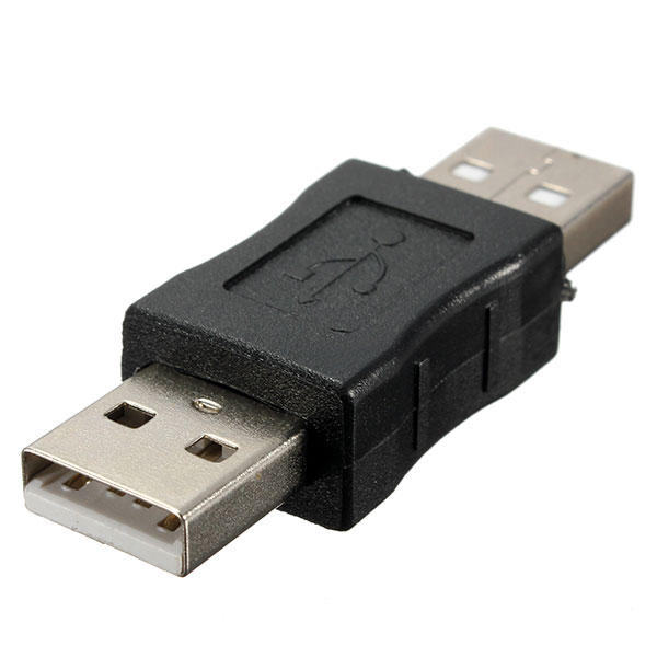 USB 2.0 Type A Male to A Male Coupler Converter Adapter Connector