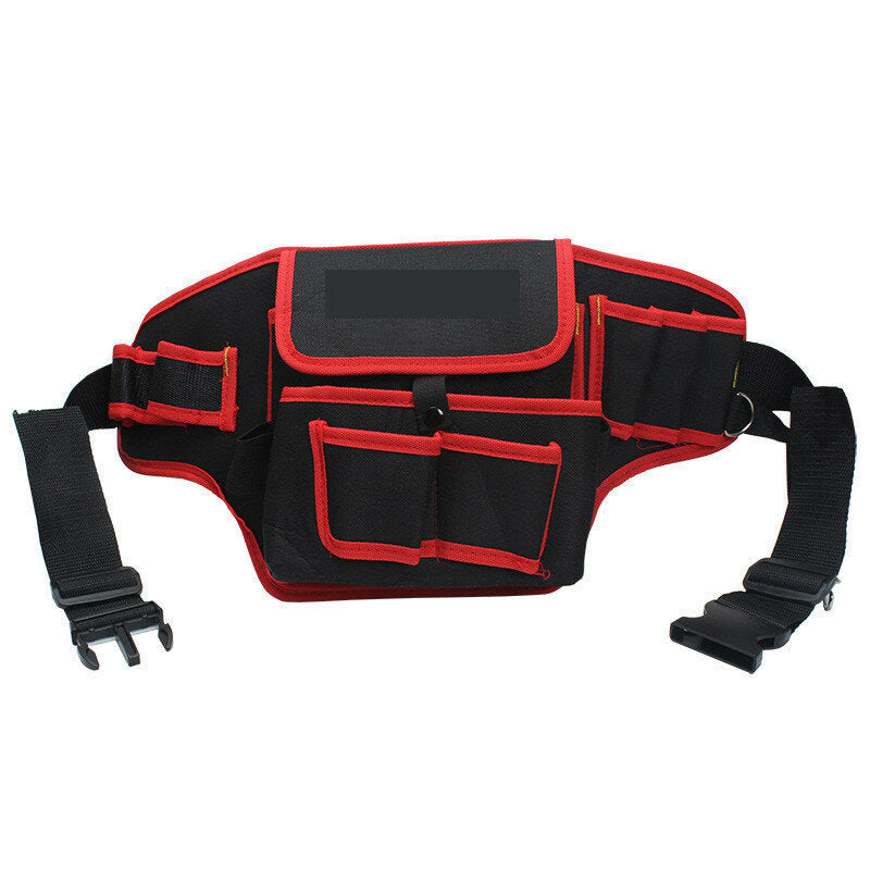 Electrician Canvas Tool Bag Safe Belt Waist Bag Belt Pouch Organizer Repair Tool Storage Bag