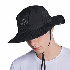 Bucket Hat Man and Woman Outdoor Sweat Absorption Breathable Adjustable Sunshade Hat Camping Hiking Fishing Bucket Hat