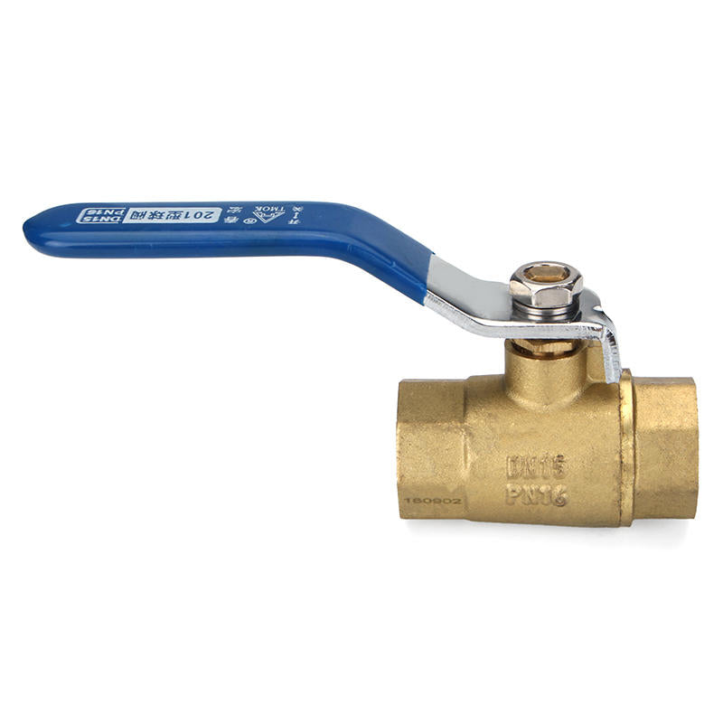 1/2" 3/4" 1" Female Brass Two Piece Full Port Thread Ball Valves with Vinyl Handle