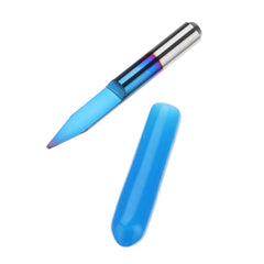 10pcs 0.1-1.5mm 30 Degree PCB Engraving Bit Blue Nano Coated Carbide CNC Flat Bottom Engraving Bit Router Tool