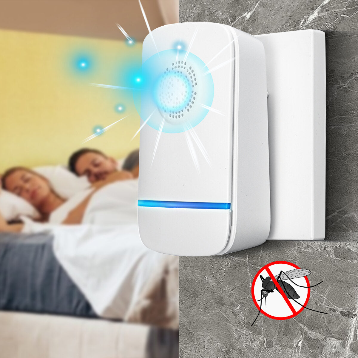Electronic Ultrasonic Mosquito Repellent Household Mosquito Repellent Insect Killer Mouse Repellent Electronic Insect Repellent