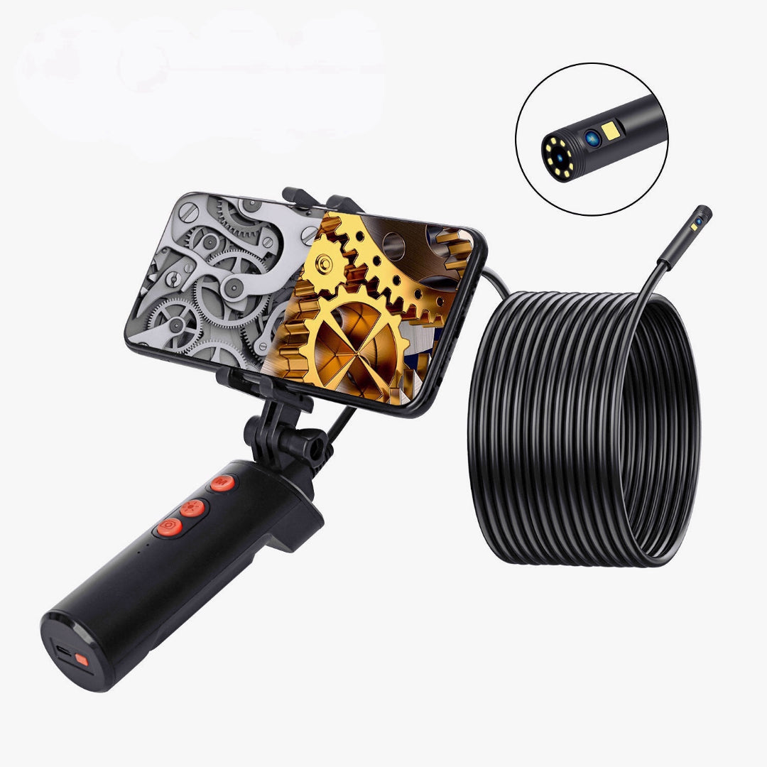 USB Borescope Inspection Camera WIFI HD 1080P Dual Camera Borescope Soft Wire For iPhone 12 12Pro,8mm