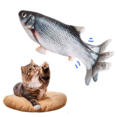 Cat Toy Fish, Catnip Electric Doll Fish, Simulation Electric Toy Fish with USB Charge, Interactive Toy