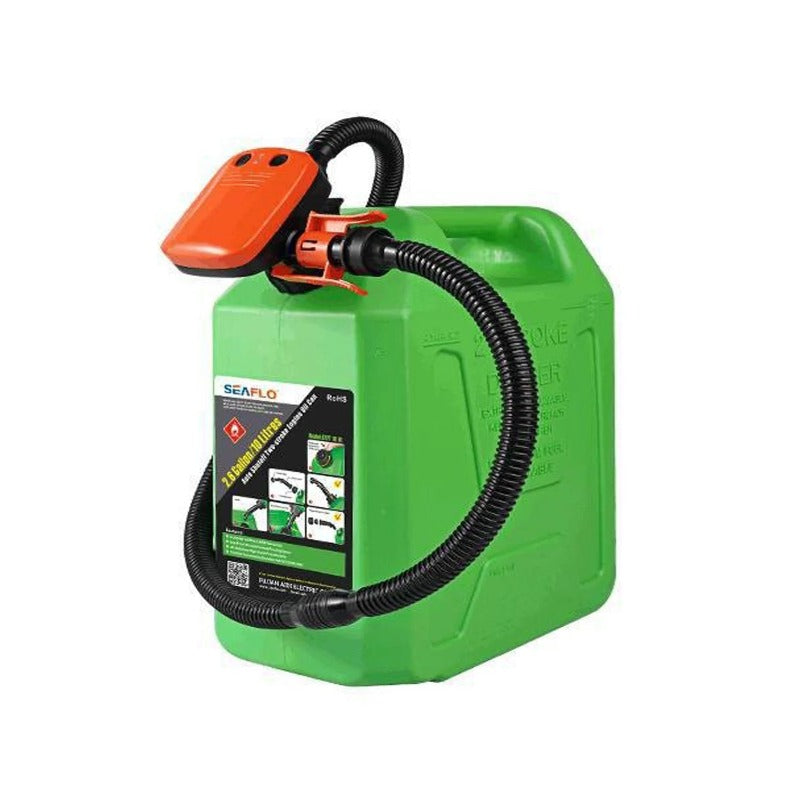 Portable 3V Fuel Transfer Pump, Auto-Stop, Battery Powered, 9.0LPM, 3 Adapters for Oil/Gas/Water