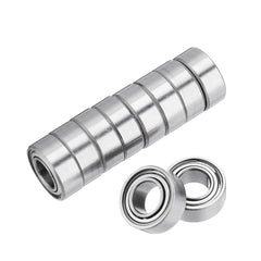 10Pcs 5x10x4mm Metal Sealed Shielded Deep Ball Bearing