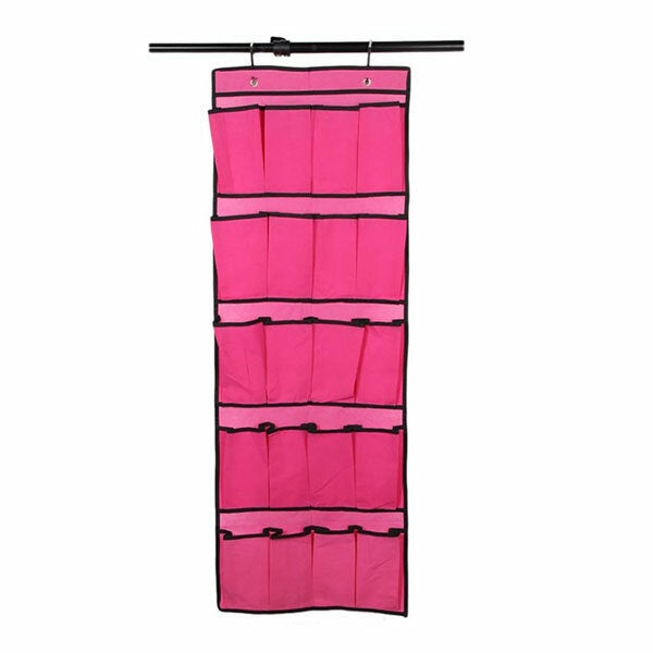 20 Pockets Door Shoe Organizer Non Woven Hanging Storage Bag