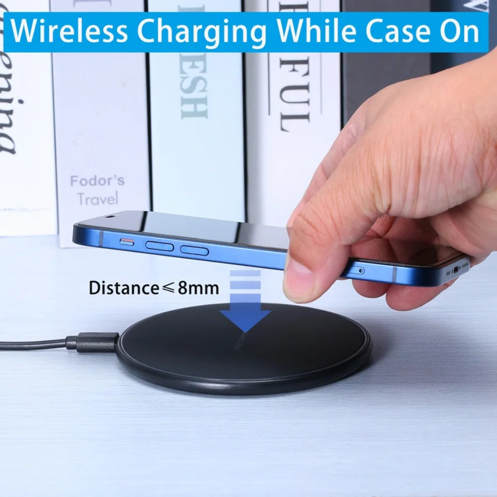 100W Fast Wireless Charger for iPhone, Samsung, Xiaomi, Hui - Induction Pad