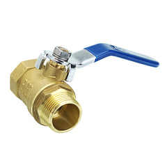 3/8" 1/2" 3/4" Brass Ball Valves Two Piece Inline Lever Handle BSP Male x Female Thread