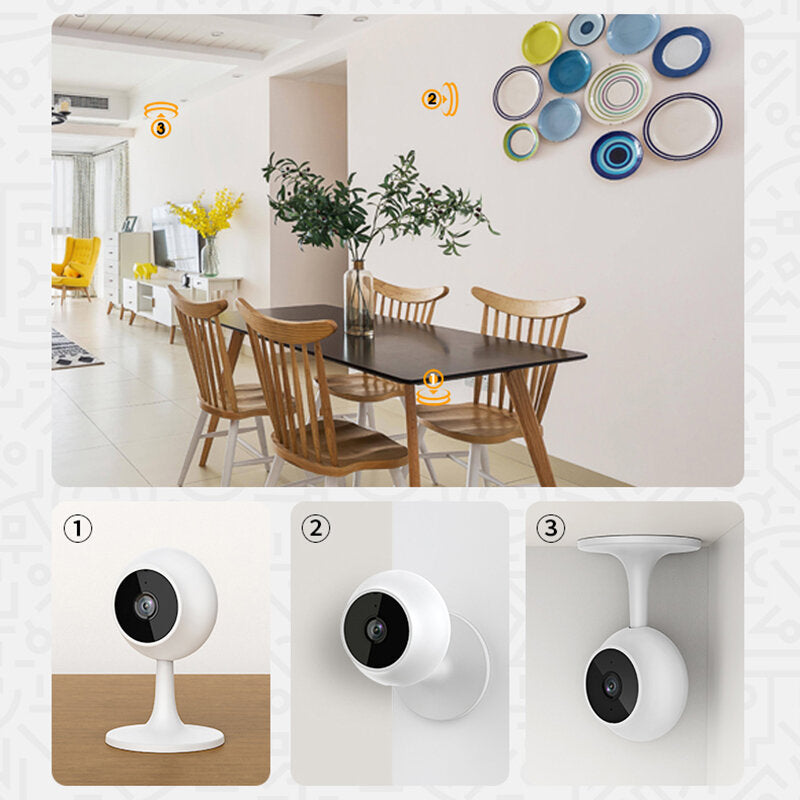 1080P 2MP IP Camera Security WiFi Wireless CCTV Surveillance IR Night Vision Two Way Audio APP Remote Monitoring Baby Monitor Pet Camera