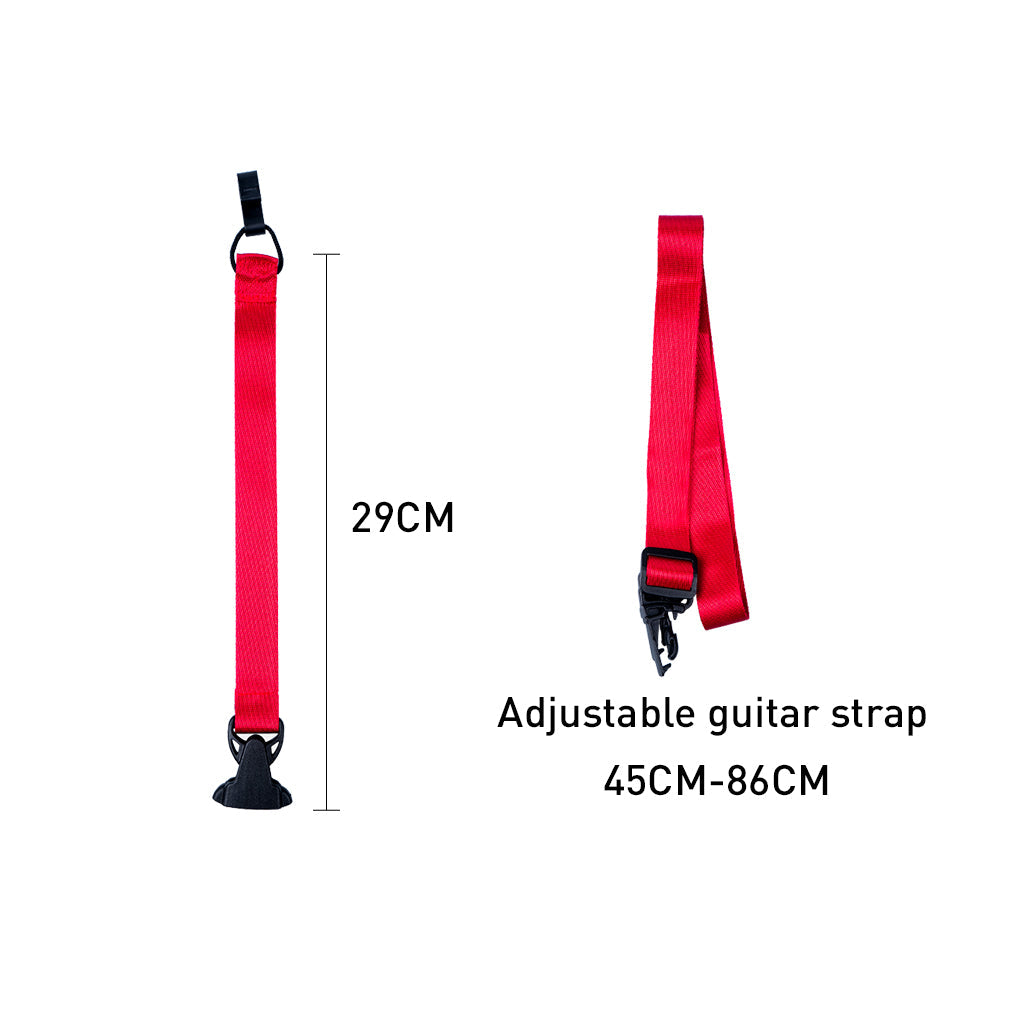 Classical Ukulele Strap Nylon Strap Adjustable Guitar Strap 45cm To 90cm Ukelele Straps Rose Pink