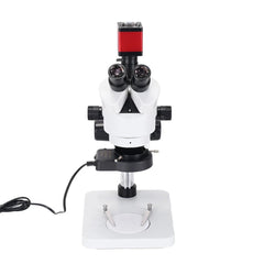 Efix 0.7-45X 13MP Trinocular Stereo Soldering Microscope Stand Lens Digital Camera for Repair Mobile Phone Tools Kits