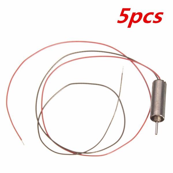 5pcs DC 3.7V 66000RPM Wired Micro Coreless Motor for Model Toy