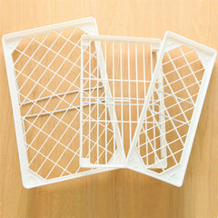 Foldable Racks Home Bathroom Kitchen Storage Rack Shelving Shelf Holders Organizer