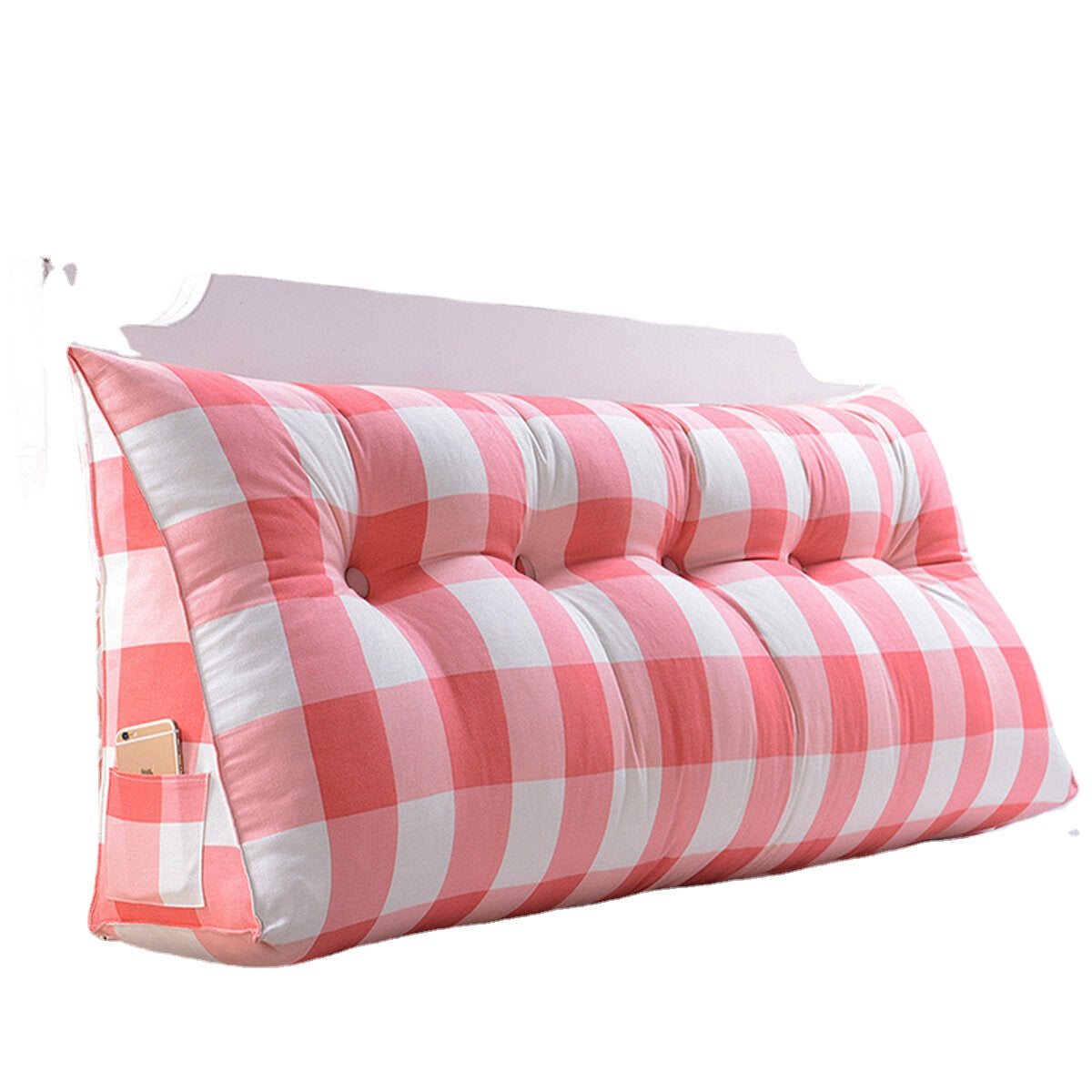Triangular Wedge Cushion Soft Upholstered Pillow Headboard Reading Pillow Cushion Sofa Bed Pillow Backrest Positioning Support Pillow