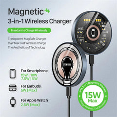 Fast Wireless Magnetic Charger for iPhone, Samsung, Hui, Xiaomi Qi Phones