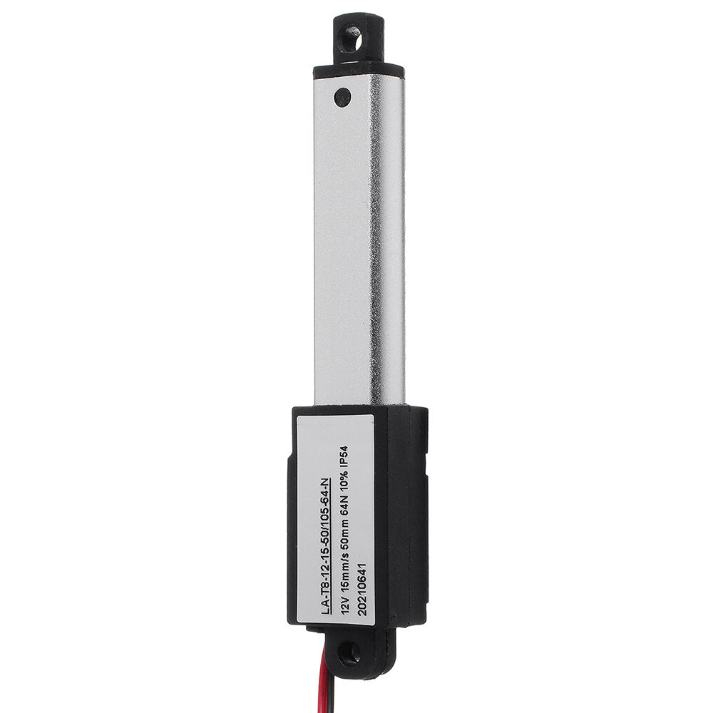 10-100mm Stroke Mini Electric Linear Actuator Motor DC 6/12V 15mm/s Telescopic Rod Lifter