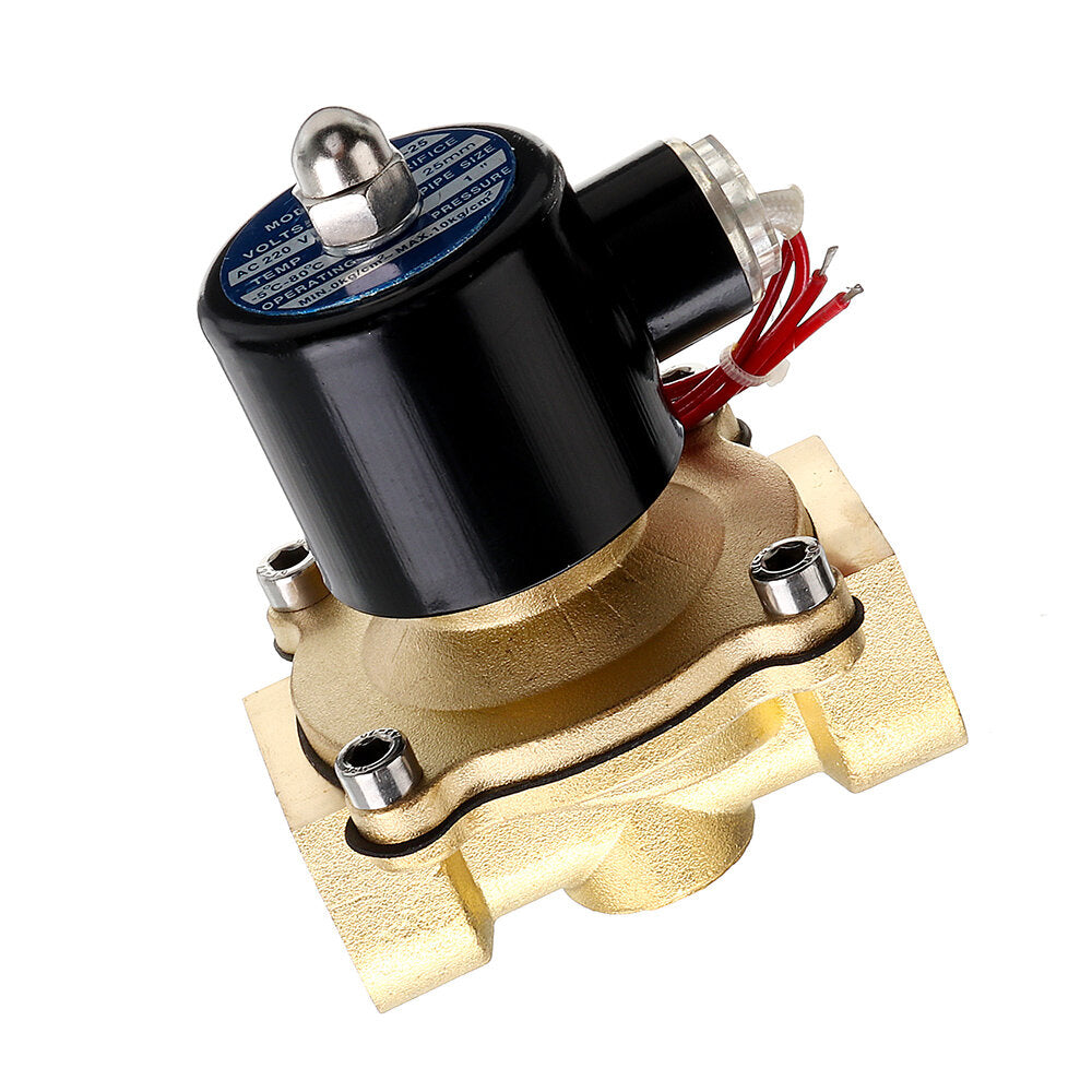 1/2 3/4 1 Inch 220V Electric Solenoid Valve Pneumatic Valve for Water Air Gas Brass Valve Air Valves