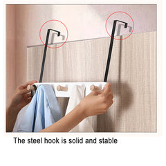 Hook Behind The Door Hanger Clothes Hanger Hook Storage Rack