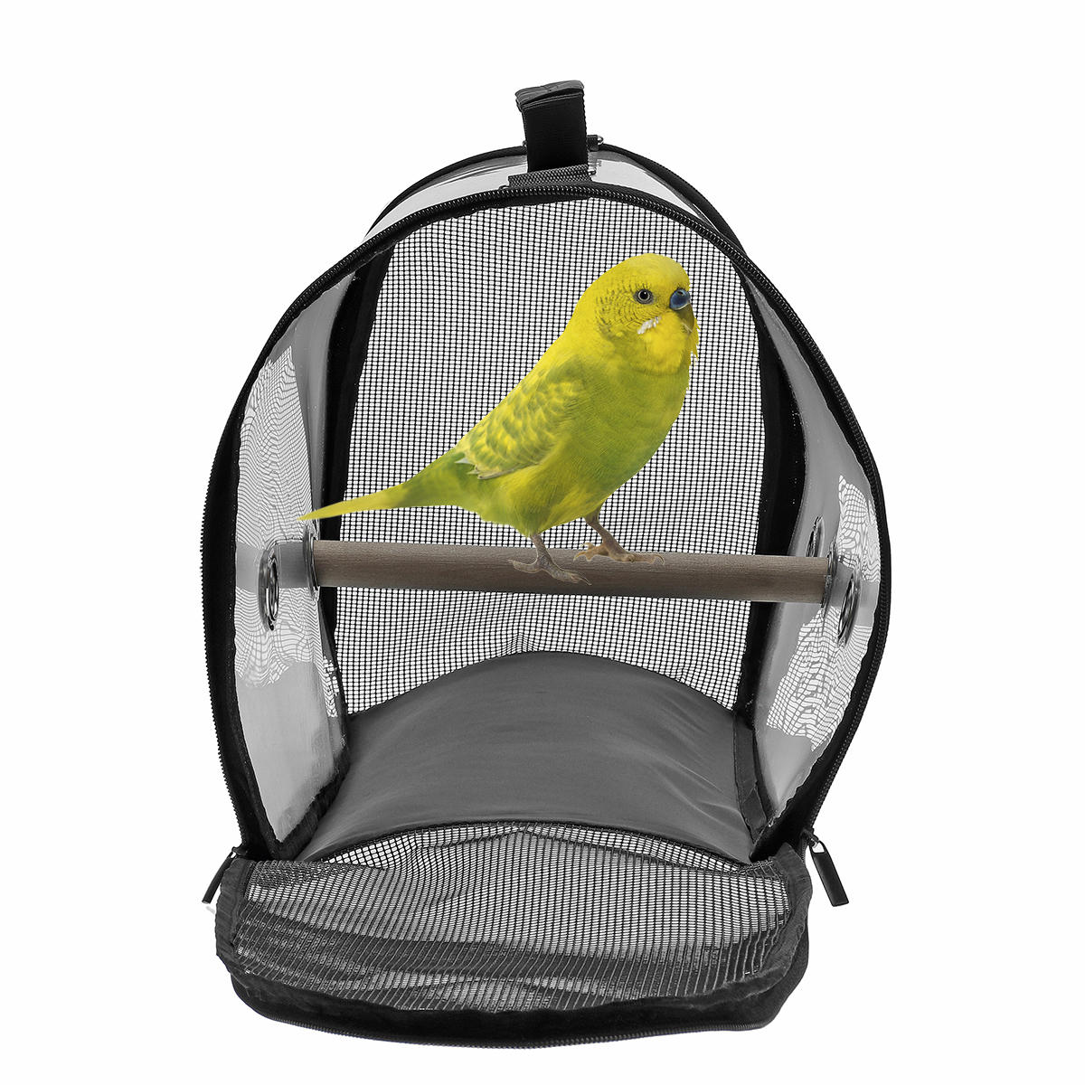 Transparent Handbag Travel Backpack Bird Carrier Cage Nests Pet Parrot Breathable